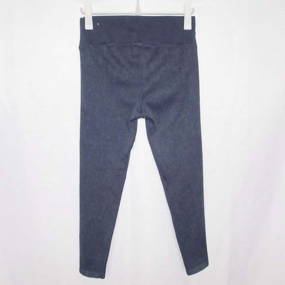 Aerie Offline Navy Ribbed HIgh Rise Leggings - Picture 2 of 5